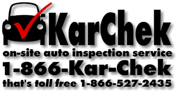 Karchek on-site auto inspection service logo
